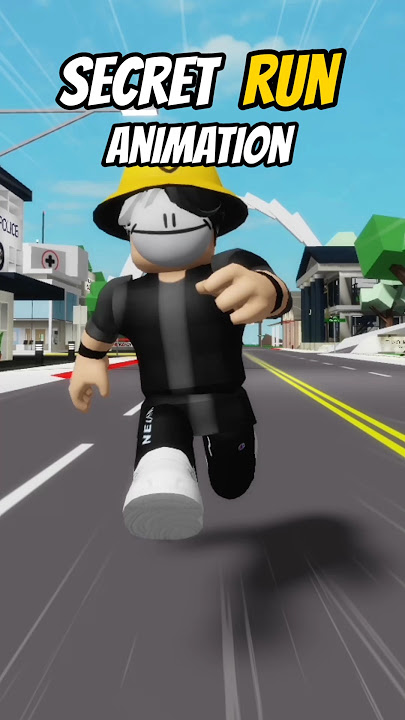 SECRET RUN ANIMATION ID di brookhaven #shorts