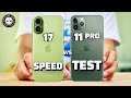 iPhone 17 Vs iPhone 11 Pro Speed Test #video #iphone #viral #tech #speedtest
