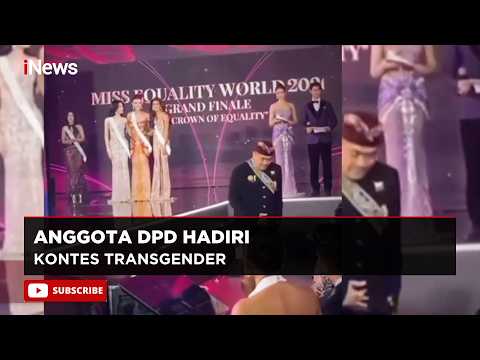 Viral Anggota DPD Hadiri Kontes Transgender di Bali jadi Sorotan Publik