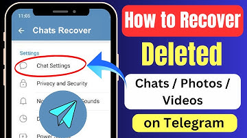 How to Recover Deleted Telegram Messages, Chats, Photos, and Videos