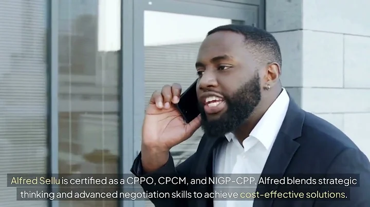 Alfred Sellu Is a Procurement Specialist Role Truly Entry Level 609 424 2348