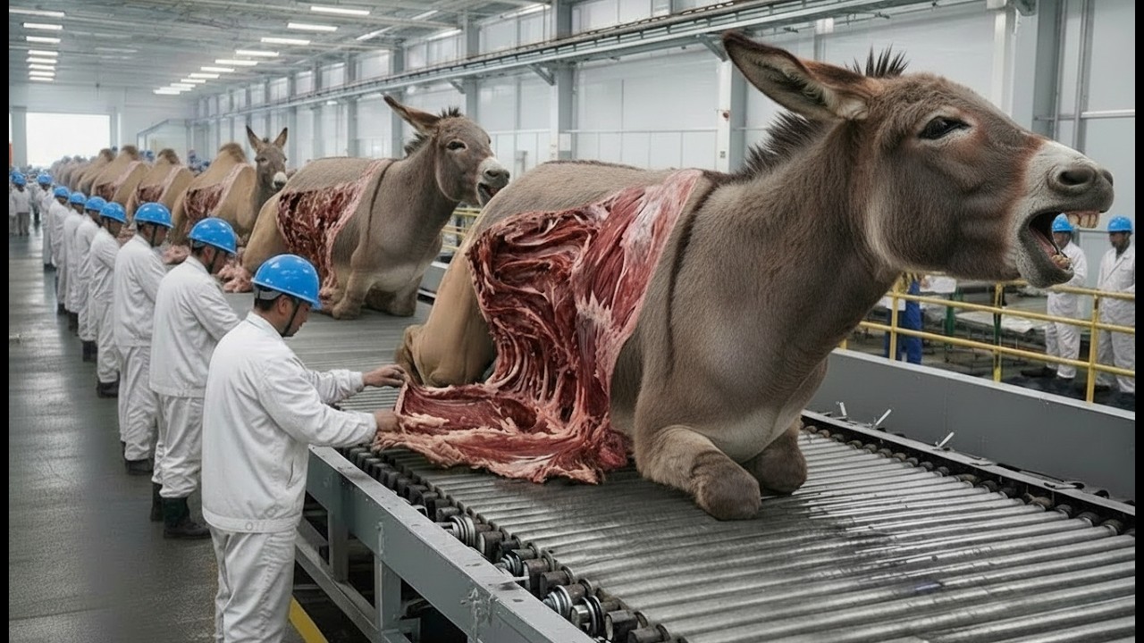 Inside the World’s Largest Donkey Leather Factory – From Raw Hide to Premium Donkey Leather Gloves