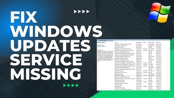 Windows Update Service Missing (How to Fix) [2024]