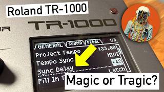 Roland TR-1000: What is Sync Delay?