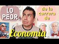 Lo PEOR de la carrera de Economía