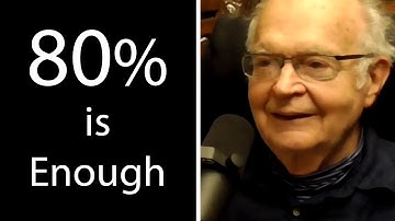 Donald Knuth: 80% Happiness is Enough - Program Analysis of My Life | AI Podcast Clips