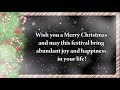 Christmas Greeting Card || Christmas Card Messages for Friends