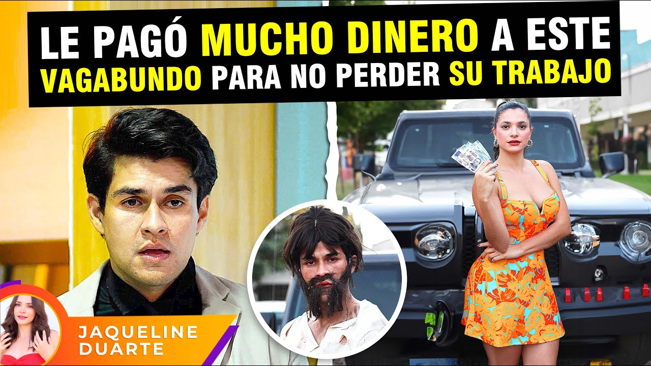 Le pagó mucho dinero a este vagabundo para no perder su trabajo.