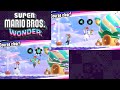 Super Mario Bros. Wonder - 2-Player Splitscreen Multiplayer (Fluff-Puff Peaks, Part 1)