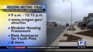 Oregon Housing Stability Council to host housing meeting today
