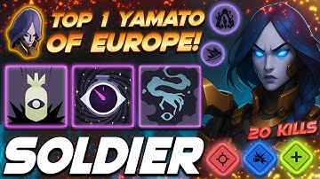 Soldier TOP 1 Yamato of EUROPE 20 KILLS - Deadlock Pro Gameplay & Guides [Watch & Learn]