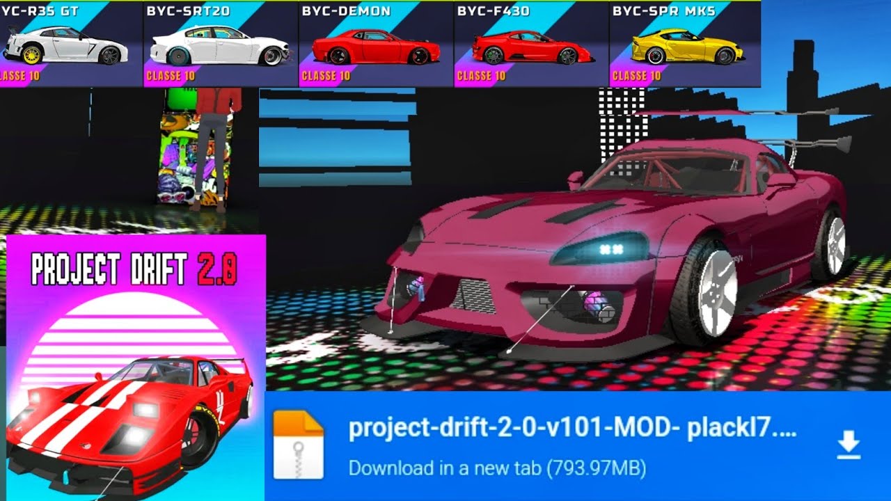 Stream Project Drift 2.0: O melhor jogo de drift com dinheiro infinito e  carros personalizados from Stabolirtsu