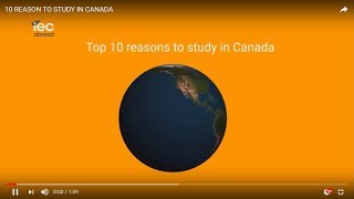 Top 10 Reason to Study in Canada