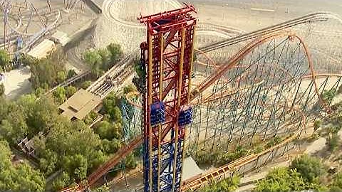 Meet the TALLEST Drop Tower in the World! - Lex Luthor: Drop of Doom