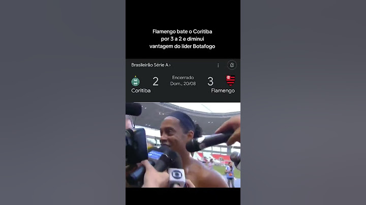 Flamengo segue no sonho de ser campeão brasileiro #futebol #brasileirão #flamengo #viral #shorts