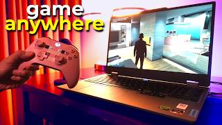 My Travel Gaming Setup - PORTABLE Gaming Travel Setup!
