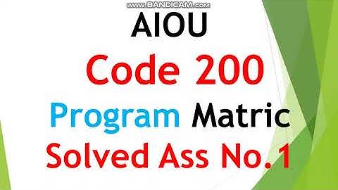 AIOU Code 200 Solved Assignment No.1 Autumn 2021 || SELLING OF HOME MADE PRODUCTS || Level: Matric