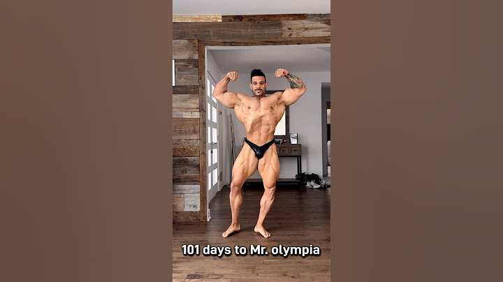 101 days to go! Daily road to the Mr. Olympia!