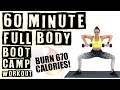 60 Minute Full Body Boot Camp Workout 🔥Burn 670 Calories! 🔥