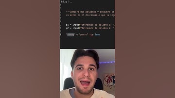 📘 La batalla de palabras: ¿Cuál va antes en el diccionario? #Python