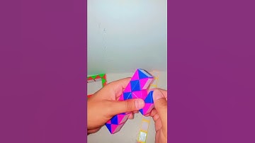 This amazing snack cube pattern easy moves solved#shortvideo #snakecube #foryou