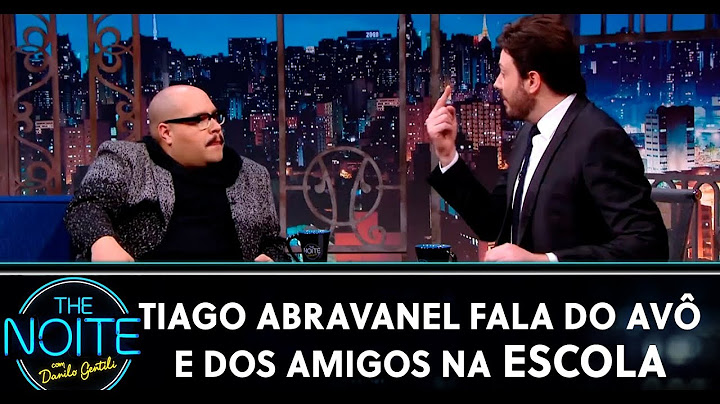 Tiago Abravanel fala do avô e dos amigos na escola| The Noite (31/01/20)
