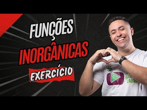 FUNÇÕES INORGÂNICAS - EXERCÍCIO
