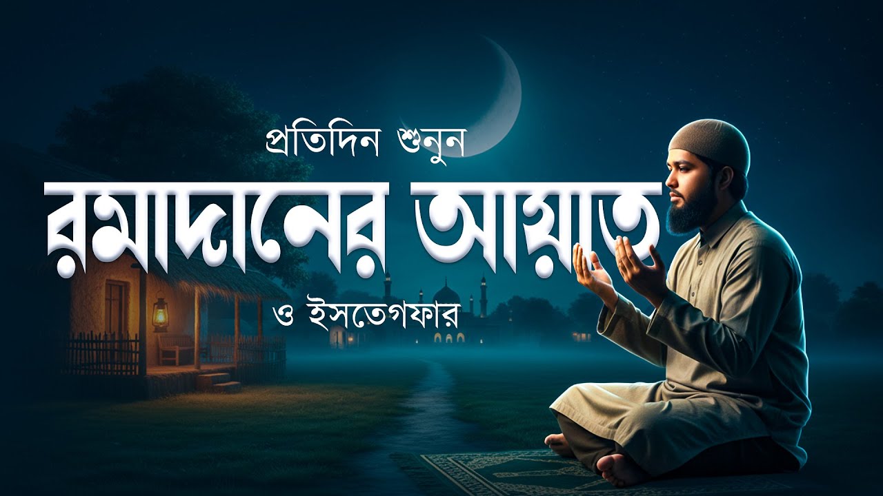 রমাদানের আয়াত ও ইস্তিগফার - Beautiful Quran Recitation | Ayah of Ramadan & Dua by Shamsul haque