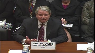 GAO: Comptroller General Testifies to U.S. House on GAO
