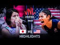 Legendary match  japan vs usa  womens vnl 2023