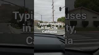 Typical houses in Sun City California