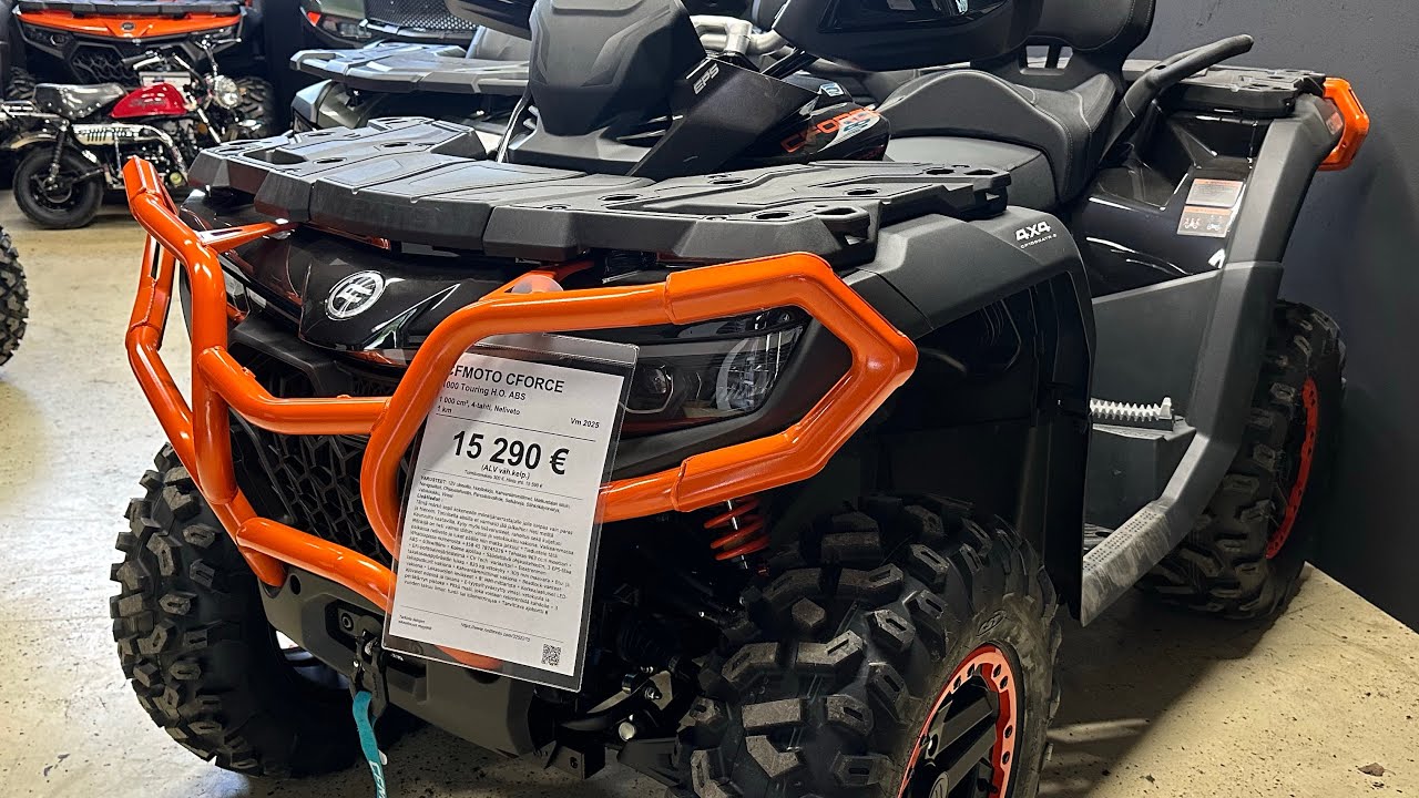 Fiilistellään CFMOTO CFORCE 1000 ABS 80km/h Traktorimönkijä