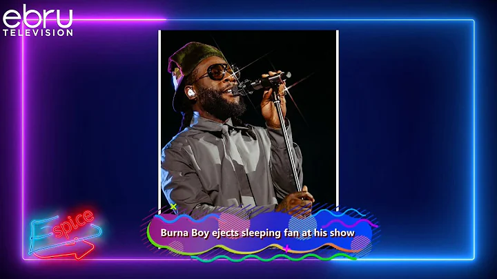 Burna Boy Ejects Sleeping Fan At His Show. #espice #burnaboy