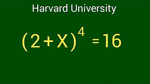 HARVARD UNIVERSITY ADMISSION INTERVIEW TRICKS: Can you solve for 'X'