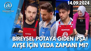 Masterchef Bi̇reysel Pota Mücadelesi̇ni̇ Kaybeden İfşa Ayşe Mi̇ Elendi̇? 14.09.2024 Full İzle Canli Tv 8