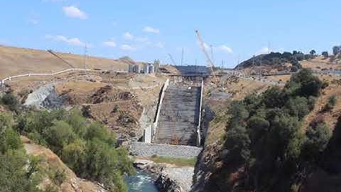 Folsom Aux Spillway - Stepped Chute Timelapse 2
