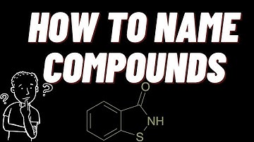 Naming compounds for beginners