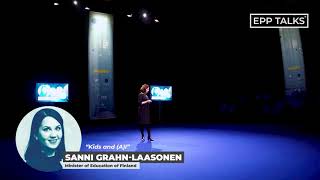 EPP Talks Helsinki - Sanni Grahn-Laasonen - Episode 1 - Kids and (A)I