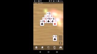 Pyramid solitaire screenshot 2