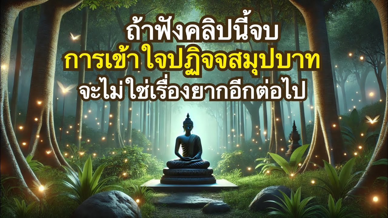 เข้าใจปฏิจจสมุปบาทได้ง่าย ถ้าเข้าใจเหตุการณ์ในคืนตรัสรู้