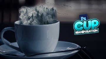 Create Coffee Cup Forest Photoshop Manipulation Tutorial || Visual Effects || Design With Frankee