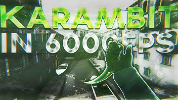 Karambit Showcase / Animation in 6000fps (Slow-Motion)