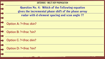 MCQ Questions Multi Hop Propagation with Answers