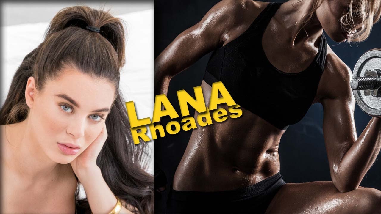Лана Роудс 18 в спортзале