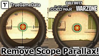 Make Cold War Optics Way Better! Remove Scope Parallax! [WARZONE TIP]