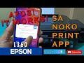 EPSON  L360 Android Phone Print | NOKOPRINT APP