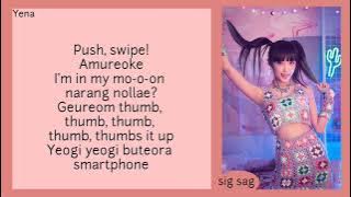 YENA SMARTPHONE Easy Lyrics
