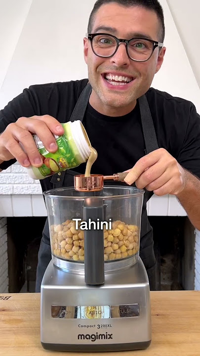 Chickpea Hummus | tips for making hummus extra creamy