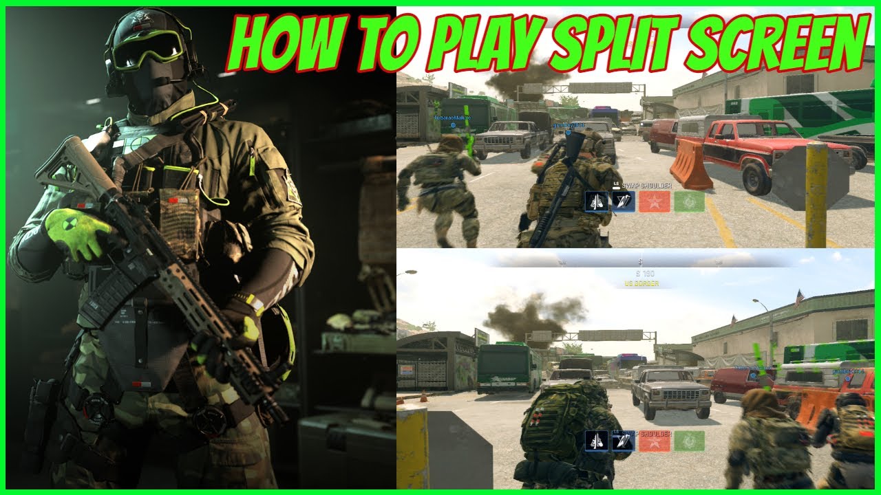 How to PLAY Split Screen in Call of Duty Modern Warfare (2 Players on 1  Screen) 