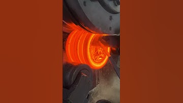 Inside the factory The Ring Rolling Process That Makes Bearings So Strong #process #forging #iron